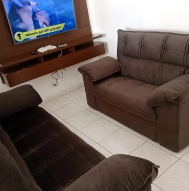 Imagem Conjunto de sofás estofados de luxo 