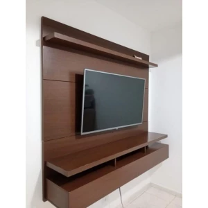 Lindo painel rack de móveis planejados 